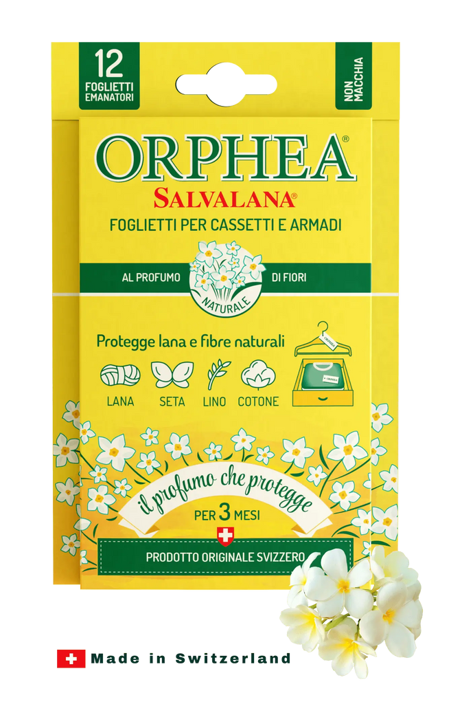 Orphea® ჩრჩილის საწინააღმდეგო  სურნელოვანი ფირფიტები - ჩრჩილისგან დაცვა. ყვავილების სურნელი