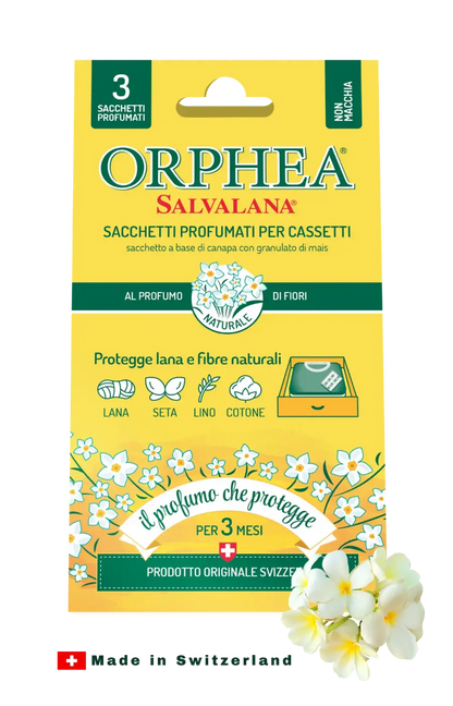 Orphea® ჩრჩილის საწინააღმდეგო  სურნელოვანი ტომრები - ჩრჩილისგან დაცვა