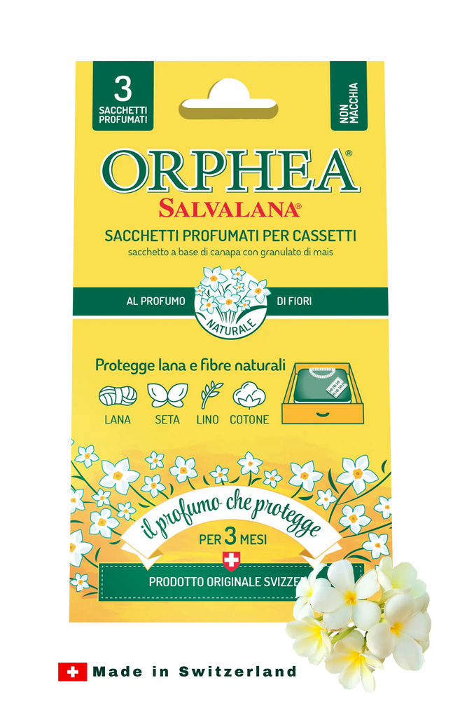 Orphea® ჩრჩილის საწინააღმდეგო  სურნელოვანი ტომრები - ჩრჩილისგან დაცვა