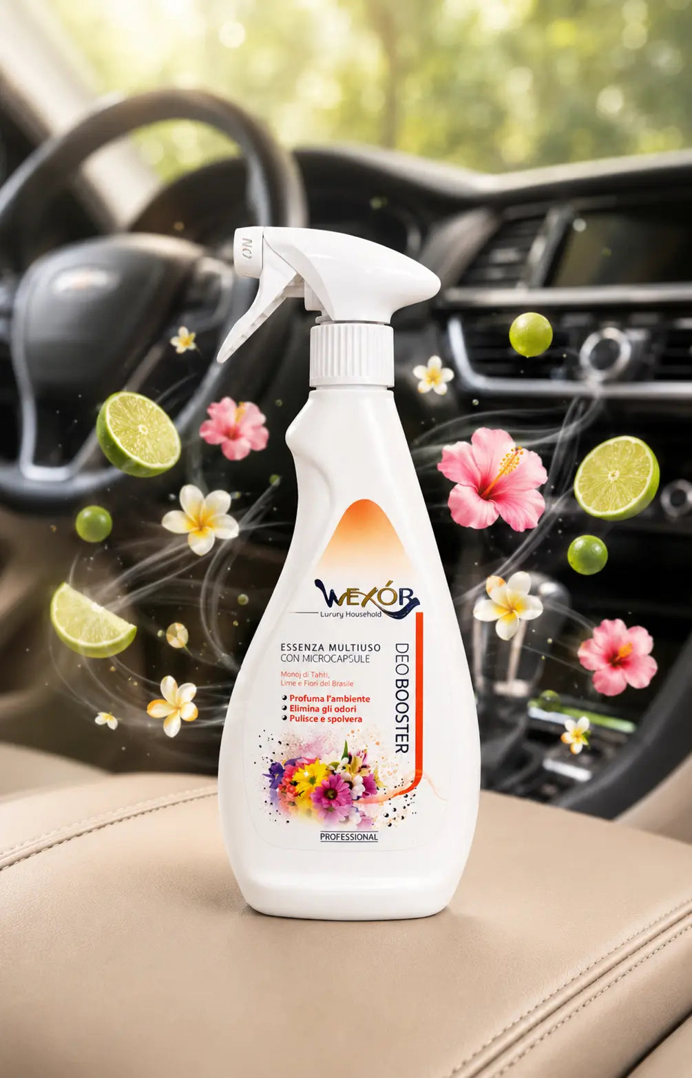 Wexór, DEO BOOSTER for Car - ლაიმი და ბრაზილიური ყვავილი