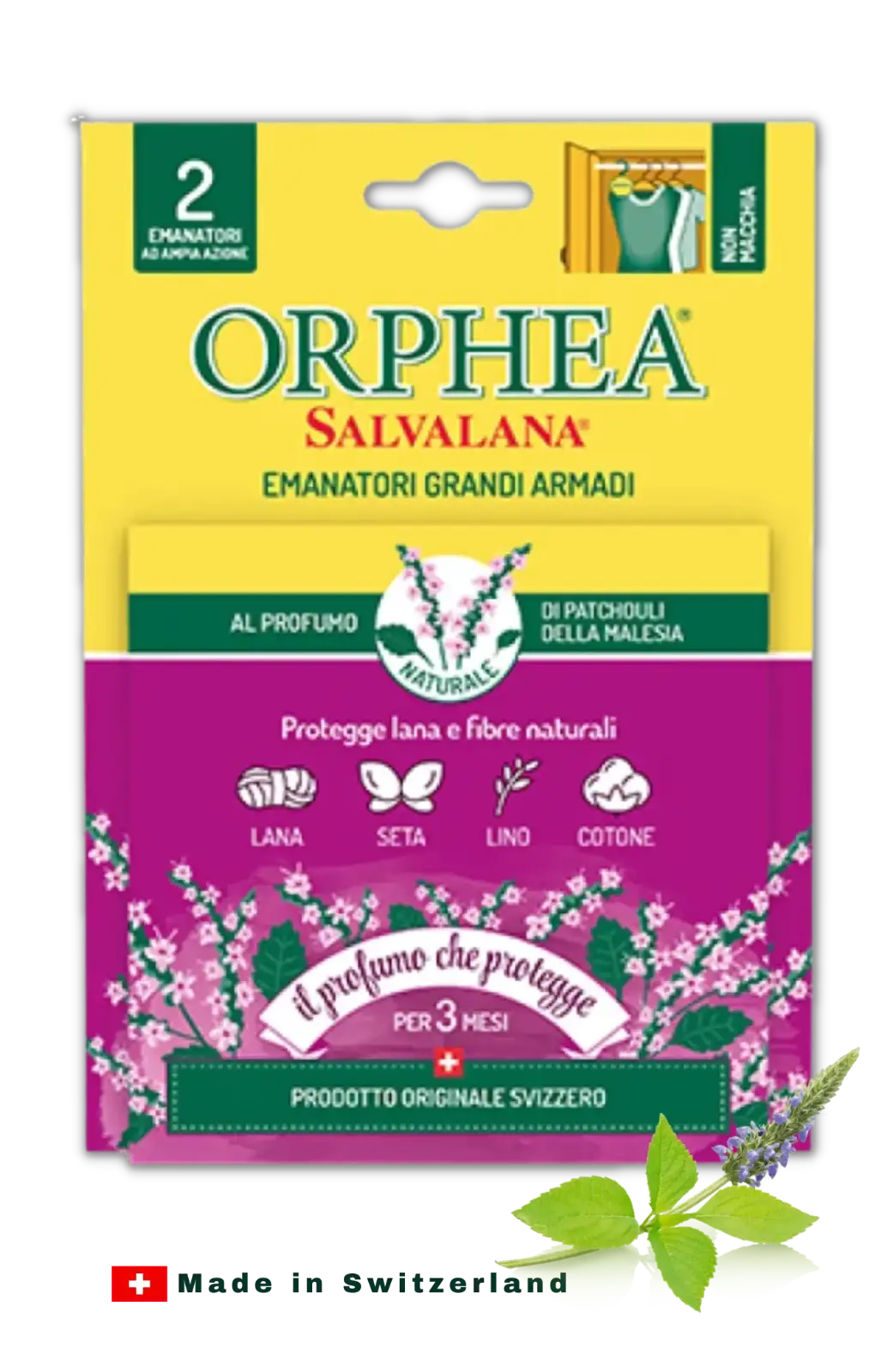 Orphea® ჩრჩილის საწინააღმდეგო  სურნელოვანი საკიდები